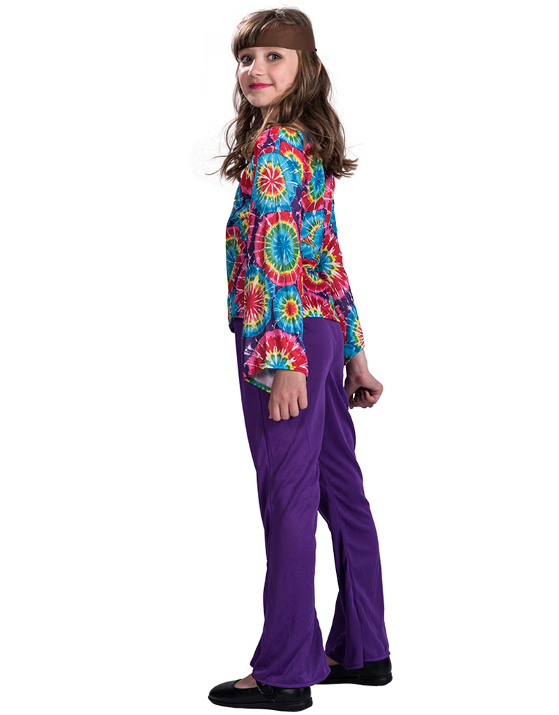 F68154 hippie costume for girls